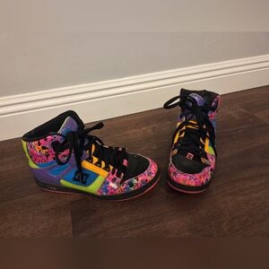 Y2K vintage, rare, and colorful DC Shoes high-top sneakers Well Loved